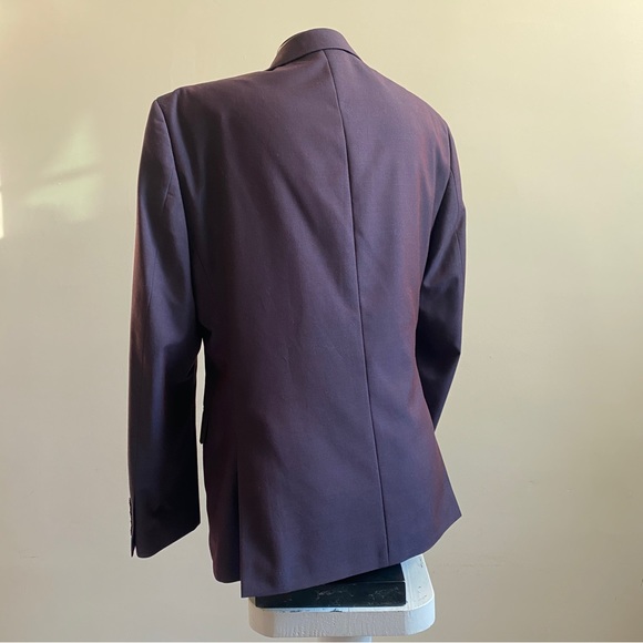 Calvin Klein suit blazer eggplant / Aubergine - Picture 4 of 14